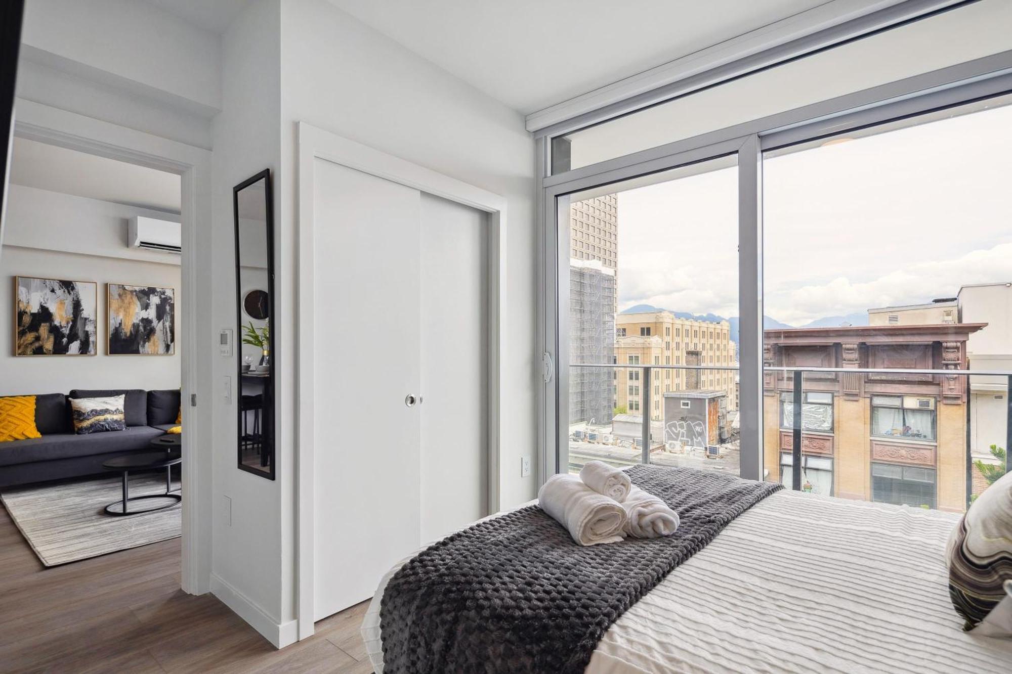 Brand New City Apt In Downtown Vancouver Kültér fotó